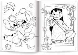 Galeria - zdjęcie nr. 4 - Disney Stich Mega kolorowanka brokatowe naklejki KOLB-9101