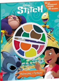 Disney Stitch. Malowanka z farbami - Opracowanie Zbiorowe