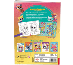 Galeria - zdjęcie nr. 2 - Disney SuperKoty Kolorowanka według kodu KKO-9107