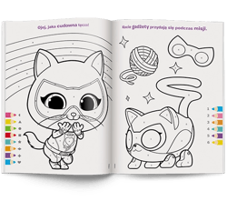 Galeria - zdjęcie nr. 3 - Disney SuperKoty Kolorowanka według kodu KKO-9107