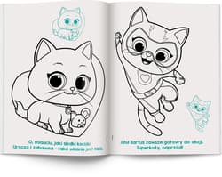 Galeria - zdjęcie nr. 2 - Disney Superkoty kolorowanka z naklejkami NA-9136