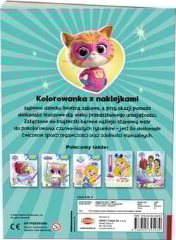 Galeria - zdjęcie nr. 4 - Disney Superkoty kolorowanka z naklejkami NA-9136
