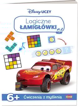 Disney Uczy Auta Logiczne łamigłówki ŁAM-9301