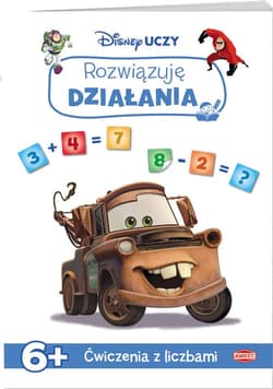 Disney Uczy Auta  Rozwiązuję działania Ćwiczenia z liczbami UDK-9303