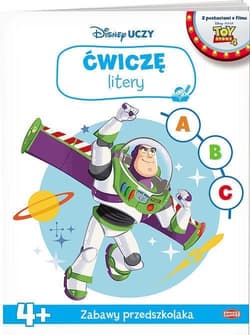 Disney Uczy Ćwiczę  litery 4+ - Praca zbiorowa