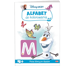 DISNEY UCZY. Kraina lodu. Alfabet do kolorowania - Opracowanie Zbiorowe