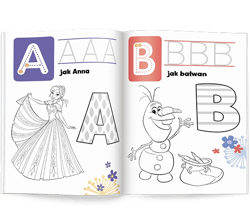 Galeria - zdjęcie nr. 4 - DISNEY UCZY. Kraina lodu. Alfabet do kolorowania