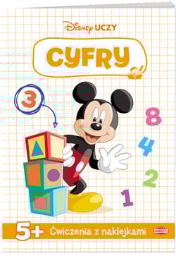 Disney uczy Miki Ćwiczenia z naklejkami Cyfry