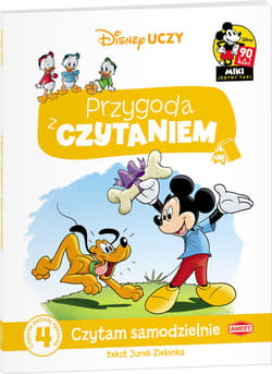 Disney Uczy Przygoda z czytaniem Mickey Mouse Czytam samodzielnie poziom 4 Czytanie metodą sylabową