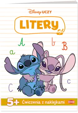 Disney uczy  Stich Litery ćwiczenia z naklejkami UDN-9309 - Praca zbiorowa
