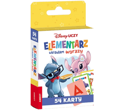 Disney uczy Układam wyrazy karty 6+ UEK-9304