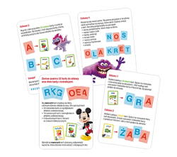 Galeria - zdjęcie nr. 3 - Disney uczy Układam wyrazy karty 6+ UEK-9304