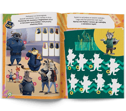 Galeria - zdjęcie nr. 2 - Disney zwierzogród 2. 100 brokatowych naklejek NB-9110