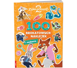 Disney zwierzogród 2. 100 brokatowych naklejek NB-9110 - Opracowanie Zbiorowe
