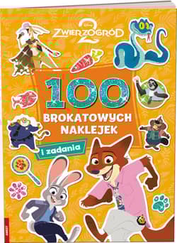 Disney zwierzogród 2. 100 brokatowych naklejek NB-9110 - Opracowanie Zbiorowe