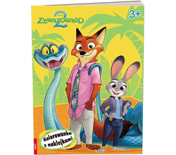 Disney zwierzogród 2. Kolorowanka z naklejkami NA-9142 - Opracowanie Zbiorowe