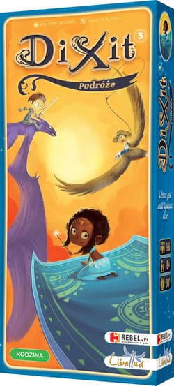 Dixit 3: Podróże - gra planszowa - Jean-Louis  Roubira