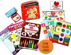 Dla przedszkolaka. Zestaw 3 książek z dodatkami - Agnieszka Wileńska