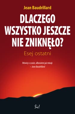 Dlaczego wszystko jeszcze nie zniknęło Esej ostatni