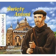 Do kolorowania - Święty Antoni - Ewa Stadtmuller
