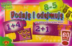 Dodaję i odejmuję Gra edukacyjna w formie puzzli