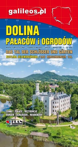 Dolina Pałaców i Ogrodów mapa turystyczna 1:25 00 - Praca zbiorowa