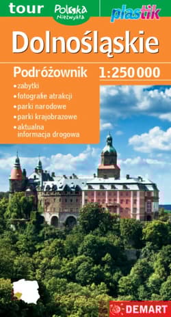 Dolnośląskie. Podróżownik 1 250:000. Plastik - Opracowanie Zbiorowe