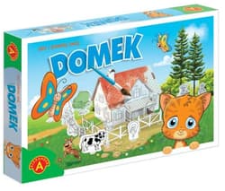 Domek do malowania z kotkiem