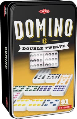 Domino dwunastkowe w puszce z oknem