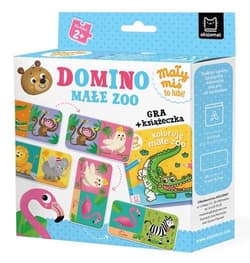 Domino Małe zoo Mały miś to lubi! Gra + książeczka, 3+ - Agnieszka Bator