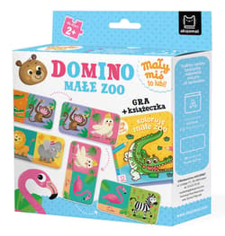 Domino Małe zoo Mały miś to lubi! Gra + książeczka, 3+ - Agnieszka Bator