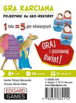 Galeria - zdjęcie nr. 2 - Dookoła świata Geograficzna gra karciana Kieszonkowiec