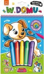 Dotykaj i koloruj Welurowe kolorowanki W domu - Praca zbiorowa