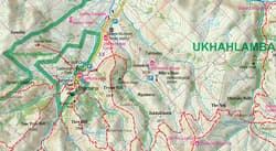 Galeria - zdjęcie nr. 5 - Drakensberg Ukhahlamba Park trekking map 1:100 000  laminat