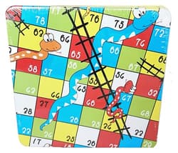 Drewniana gra Wąż kółko i krzyżyk