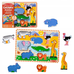 Drewniane puzzle Zwierzęta Safari Mellisa&Doug