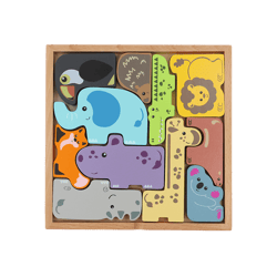 Drewniane Zoo crew 61639