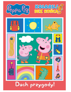 Duch przygody! Świnka Peppa. Koloruj bez końca! - Opracowanie Zbiorowe