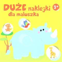 Duże naklejki dla maluszka 3+ - Nosorożec - Praca zbiorowa