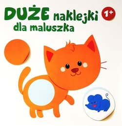 Duże naklejki dla maluszka Kotek Wiek 1+