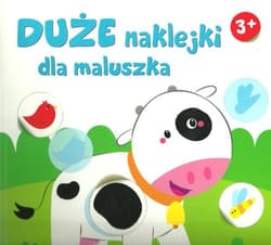 Duże naklejki dla maluszka Krówka