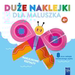 Duże naklejki dla maluszka. Motylek 4+ - Praca zbiorowa