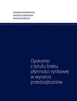 Dyskonto z tytułu braku płynności rynkowej w wycenie przedsiębiorstw