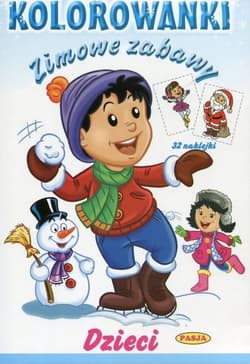 Dzieci. Zimowe zabawy. Kolorowanki - Praca zbiorowa