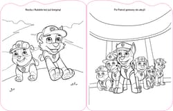 Galeria - zdjęcie nr. 2 - Dzielni pomocnicy, Psi Patrol. Kolorowanki naklejanki