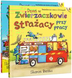 Dzień w Zwierzaczkowie: Strażacy przy pracy / Wyruszamy pociągami z Kocurkami (pakiet) - Sharon Rentta