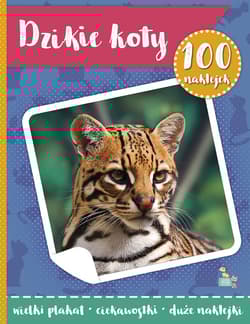 Dzikie koty. 100 naklejek z plakatem - Małgorzata Ewa Skibińska