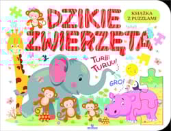Dzikie zwierzęta Książka edukacyjna z puzzlami - Jarek Żukowski