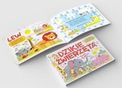 Galeria - zdjęcie nr. 2 - Dzikie zwierzęta Książka edukacyjna z puzzlami