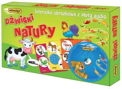 Dźwięki natury  loteryjka obrazkowa z płytą CD